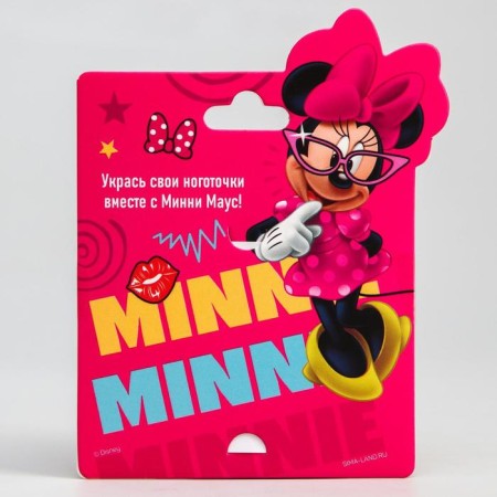 Manicure set. Nail stickers, Minnie Mouse-1