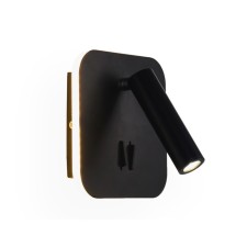 The lamp is a ladder LED with a switch Ambrella Light, Wall, FW253, LED, 7 W, 120LUM, 4200, 3000K, Black Sand Color Black