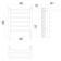 Terminus heated towel rail "Classic" P6, 400x650 mm, chrome