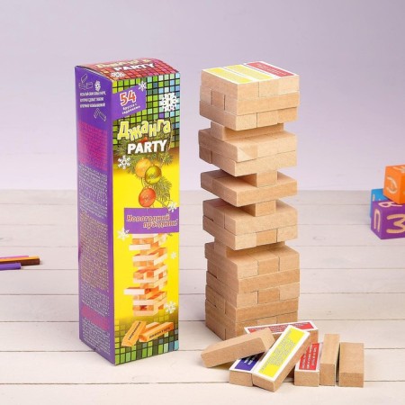 Falling Tower "Jenga Pati", 54 Bruska, 30 x 8 cm