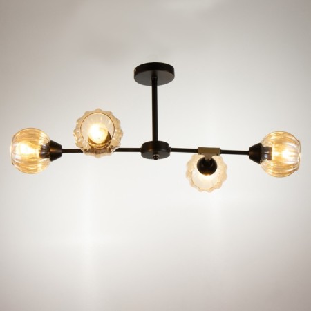 Svetogor chandelier "Form" 4x60W E27 Black 81x49x39cm-1