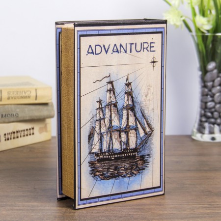 Safe Brush tree "Sea Adventure" to leatherette 21x13x5 cm-4