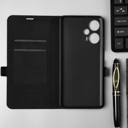 Borasco Book Case for Xiaomi Poco F5 Black-5