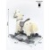 Horse Railway Capacked Amarobaby Prime, with wheels, 63x35x60 cm, white color
