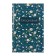 Diaumer of the undathed A5, 128 sheets "Flowers. Pattern", hard cover, glossy lamination