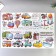 Interior plastic sticker "Types of transport" 60x90 cm