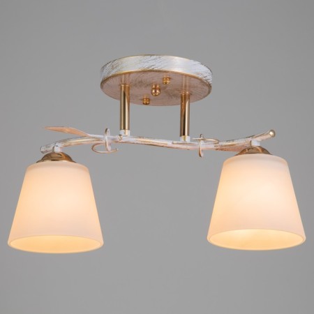 Aryan chandelier 2x60W E27 white 14.5x37x23cm-1
