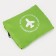 Board Road on a zipper, folding in a cosmetic bag, an outer pocket, a suitcase holder, gray/green color