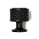 Cappio PK104, D = 25 mm, plastic, black color, 8 pcs.