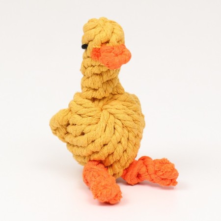 Cable toy "chicken" up to 110 g, 14*9 cm, yellow-1