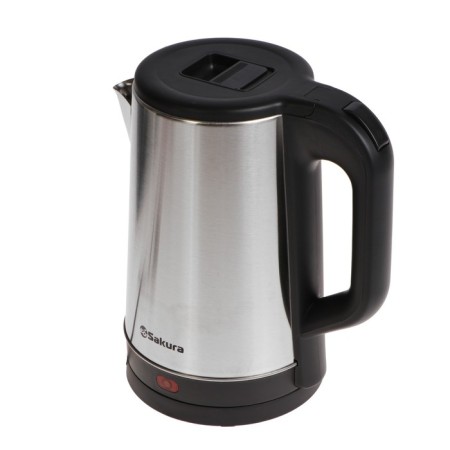 Electric kettle Sakura SA-2167BK, metal, 1.8 l, 1800 watts, gray-black-1