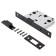 Libe of magnetic gHILUR Art L7050-MS BL, matte black color, without handles, with a latch