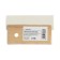 Rubber tundra spatula, white, with a wooden handle, 100 mm