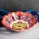 Rishtan ceramics "Flowers", 28 cm, red