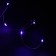 Garland "thread" 5 m dew, IP20, silver thread, 50 LED, purple glow, CR2032x2