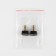 Heels for heels, 12 × 12 × 6 mm, 2 pcs, black color