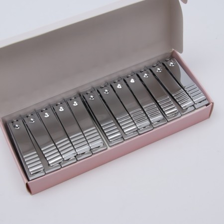 Kusachki - Mesipser manicure, 5.5 cm, packing 24 pcs in a box, silver color-4