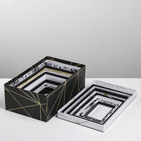 Set of boxes 10 in 1, gift packaging, “Happiness in simple”, 12 x 7 x 4 - 32.5 x 20 x 12.5 cm-7