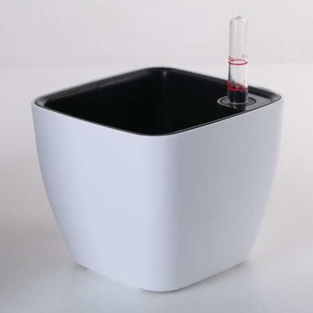 Kashpo for flowers with an auto -watering unicum, plastic, 1.1 l, color mix-7