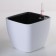 Kashpo for flowers with an auto -watering unicum, plastic, 1.1 l, color mix