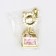 The reward figure “Best nanny”, Cup, plastic, gold, 13 x 5.5 x 5 cm.