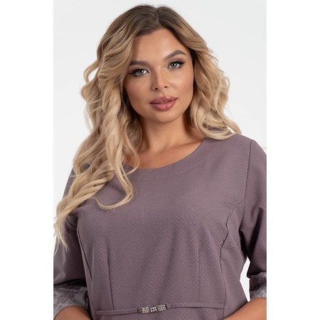 Female suit, size 58, lilac color-4
