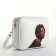 Women's bag over the shoulder Textura, small, white color