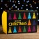 Folding box, bilateral "Merry Christmas", 25 x 17 x 10 cm