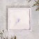 Square Square from gypsum, 10x1.5cm, marble with purple strips