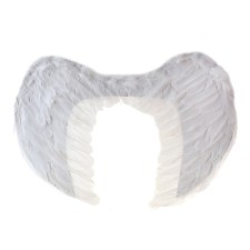 Angel wings, elastic band, 65 × 40 cm, white