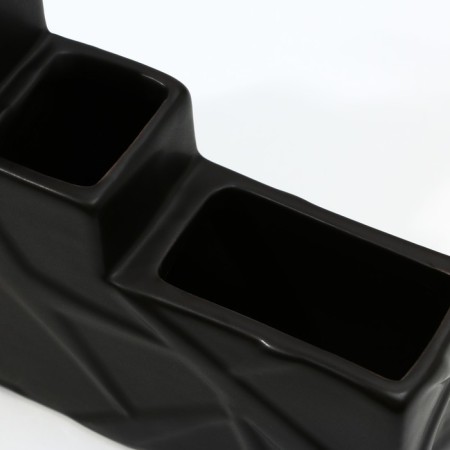 Doster for liquid soap, black, 16 x 12 x 4 cm.-3