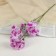 Artificial "cloves" 8x67 cm, white and lilac flowers