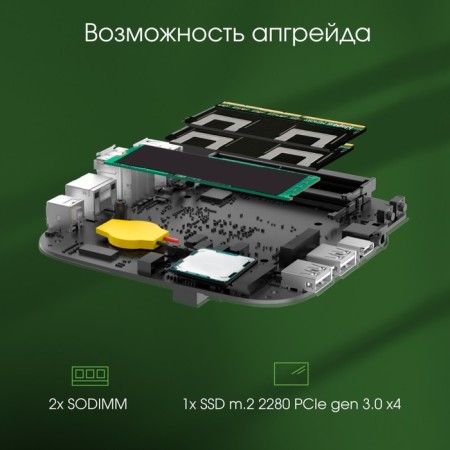 Netop Digma Pro Minimax U1 i5 1235U (1.3) 8GB SSD256GB UHDG Windows 11 Professional Gbitet 106684-7