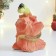 New Year. Symbol 2025. Piggy bank "Snake on a branch" 10x10x16cm