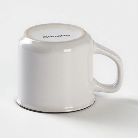 Ceramic share mug "Coffee", 165 ml, white color-4