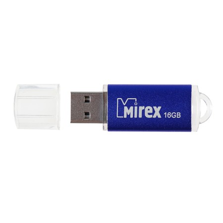Flash drive Mirex Unit Aqua, 16 GB, USB2.0, th Up 25 MB/s, PBU up to 15 Mb/s, blue-1