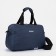 Sports bag with lightning, 3 outer pockets, blue color