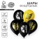 Latex ball 12 "Anime", 5 pcs.