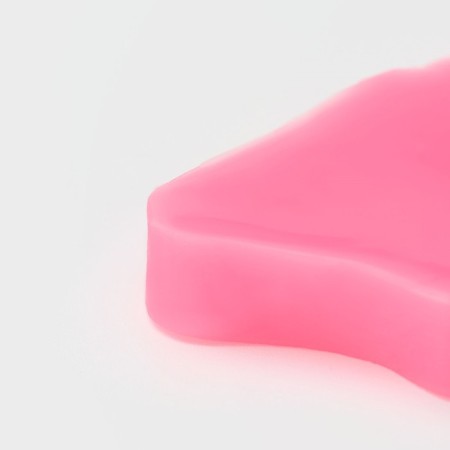 Mold "Christmas tree", silicone, 10 × 9.5 × 1 cm, pink color-5