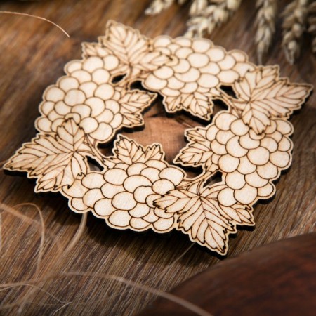 Hot “grapes” stand, d = 11 cm, juniper-2