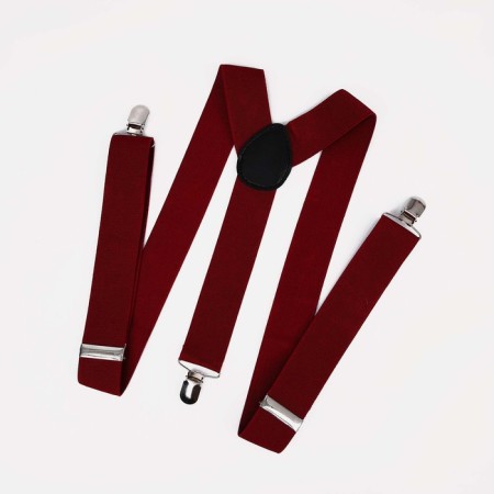 Adults adults, width 3.5 cm, burgundy color-3