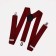 Adults adults, width 3.5 cm, burgundy color