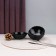 Arya Home Shell salad, 6 pcs, black color