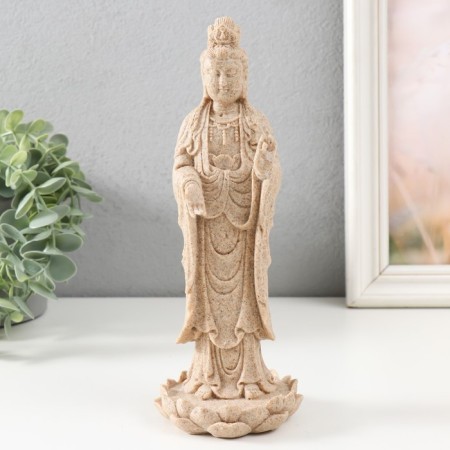 Polystone souvenir "Guanin" Sand 8.3x8.5x22 cm