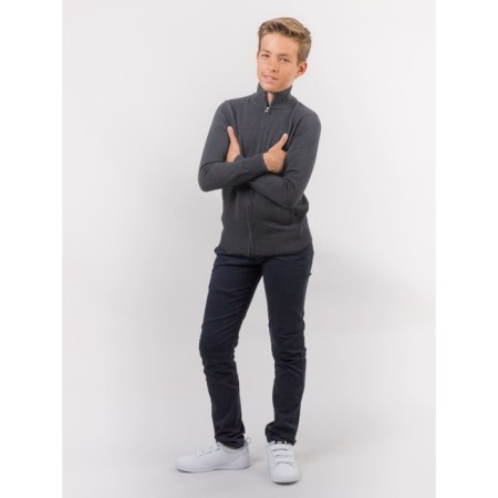 Jumper for boys, height 170-176 cm, dark gray color-2