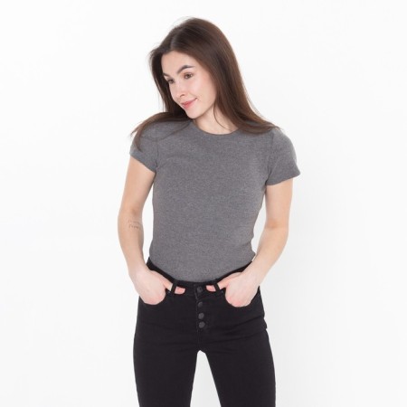Female T -shirt, Anthracite color, size M (44)-1