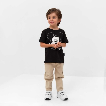 Children's T-shirt Disney "Mickey Mouse", height 110-116 (32), black-1