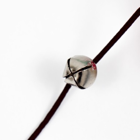 Tearing with mouse (7 cm) on a wooden stick, 40 cm, pink/white-2