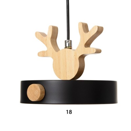 Bayerlux lamp "Deer Piarti" LED 24W 3000-6000K Black 22x22x32-85 cm-7