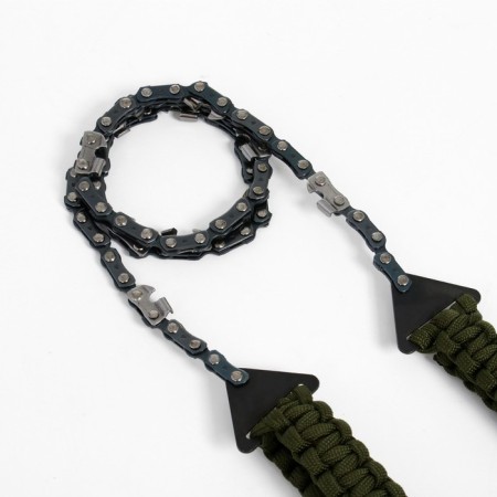 Chain saw with handles from paracord, 104cm-1